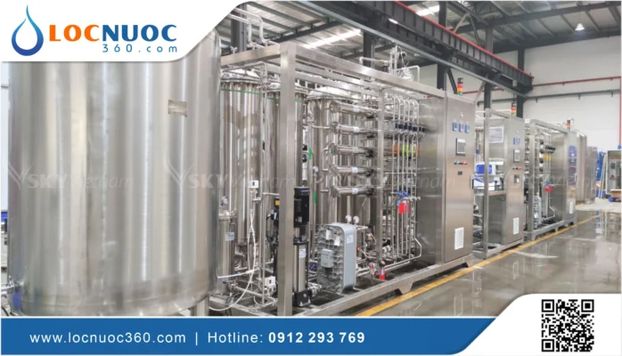 Máy lọc nước Công nghiệp RO cung cấp nước uống trực tiếp và sản xuất