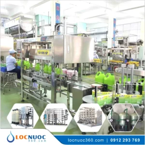 Máy lọc nước RO sản xuất Hóa chất 2000lit