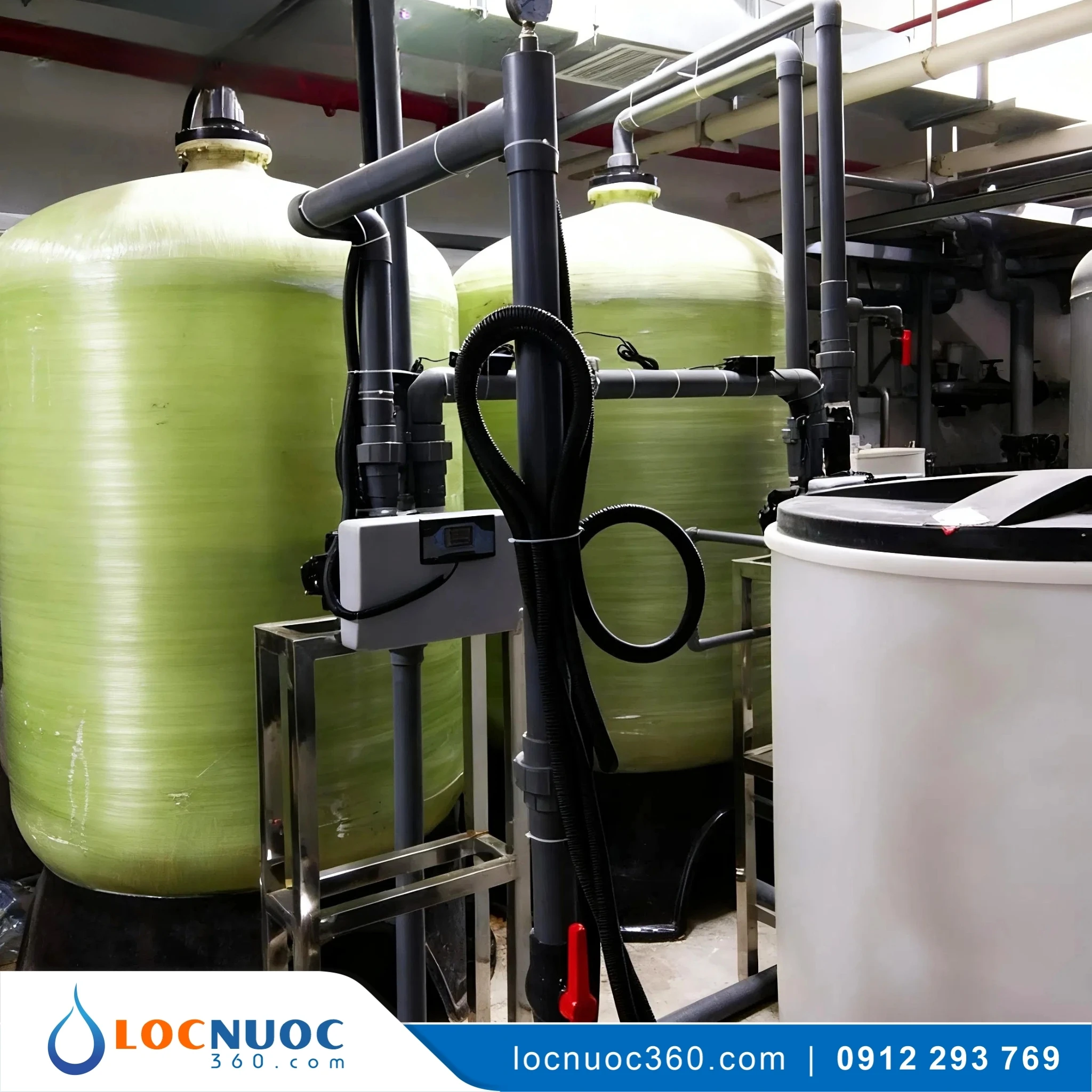 Hệ thống lọc nước tổng 10m3 sản xuất Sơn nước 3 Hệ thống lọc nước tổng 10m3 sản xuất Sơn nước