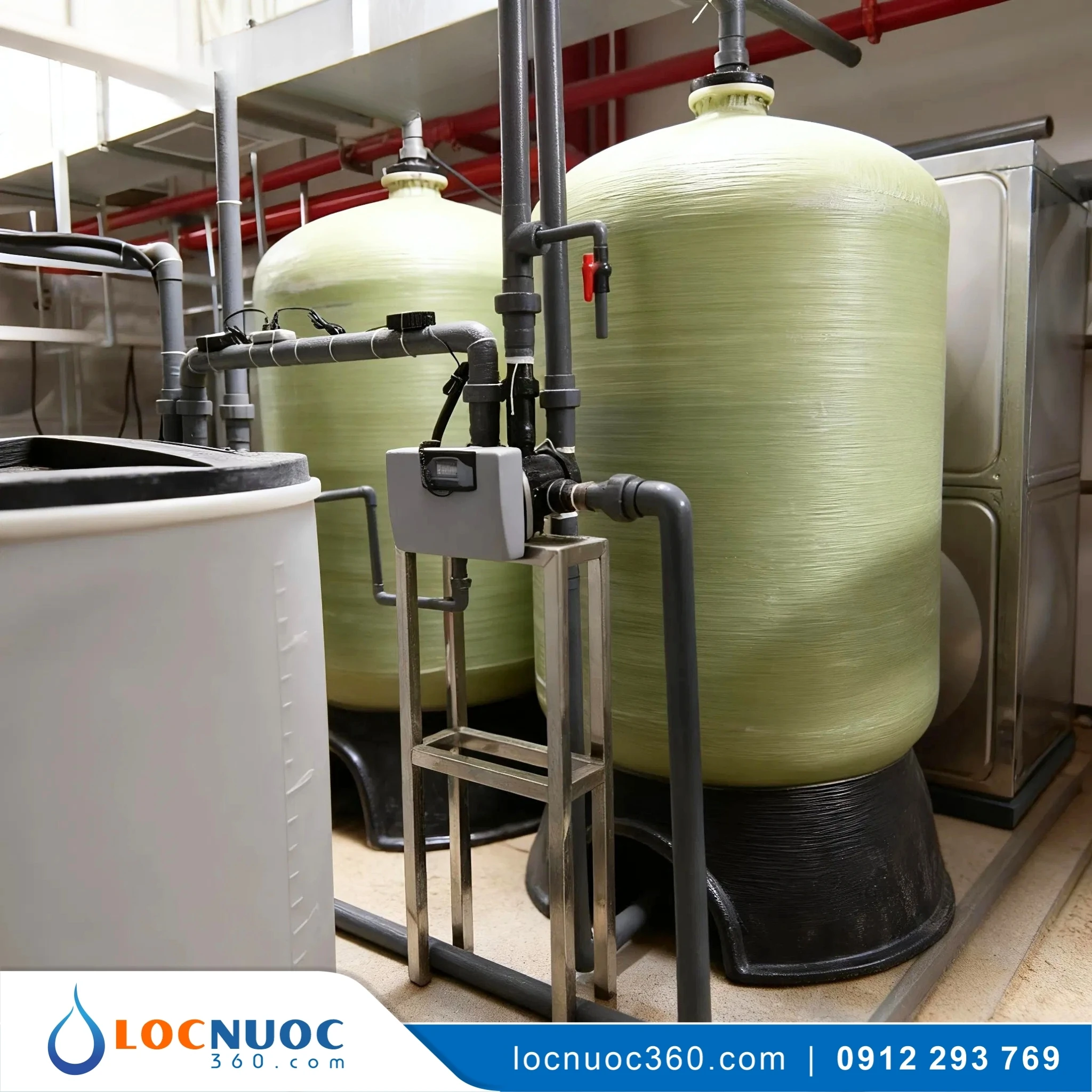 Hệ thống lọc nước tổng 10m3 sản xuất Sơn nước 2 Hệ thống lọc nước tổng 10m3 sản xuất Sơn nước