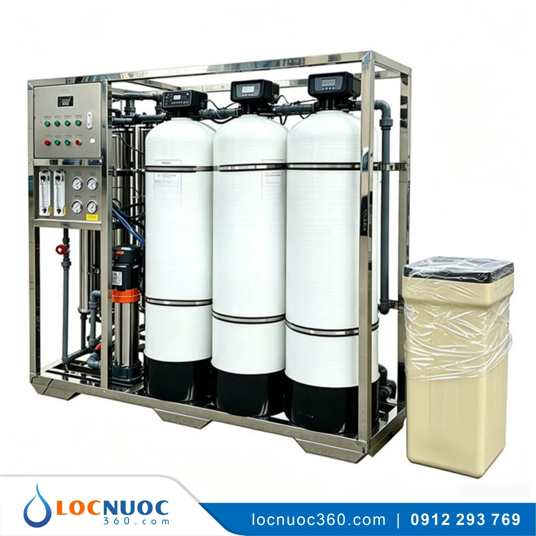 Máy lọc nước RO sản xuất Sơn nước 700lit 2 Máy lọc nước RO sản xuất Sơn nước 700lit