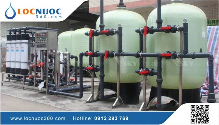 Giải pháp xử lý nước cấp dùng cho sản xuất Công nghiệp