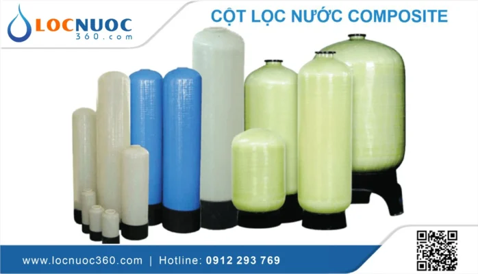 Cột lọc Composite – Thiết bị không thể thiếu trong Lọc nước Công nghiệp