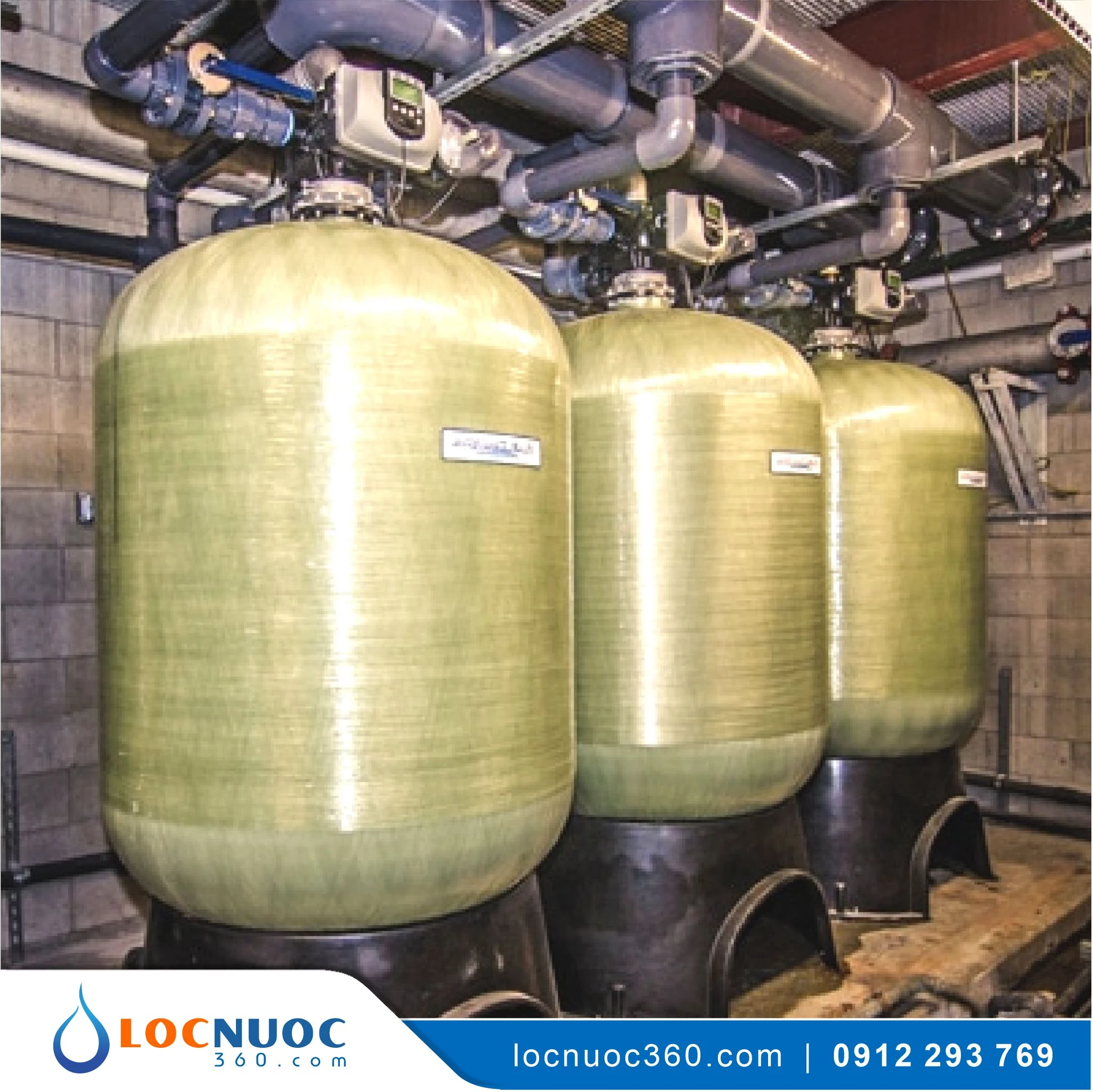 Hệ thống lọc thô 20m3 sản xuất Nước đóng bình 4 Hệ thống lọc thô 20m3 sản xuất Nước đóng bình