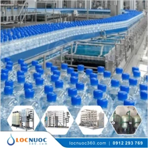 Máy lọc nước RO 3000lit đóng bình, đóng chai Tinh khiết