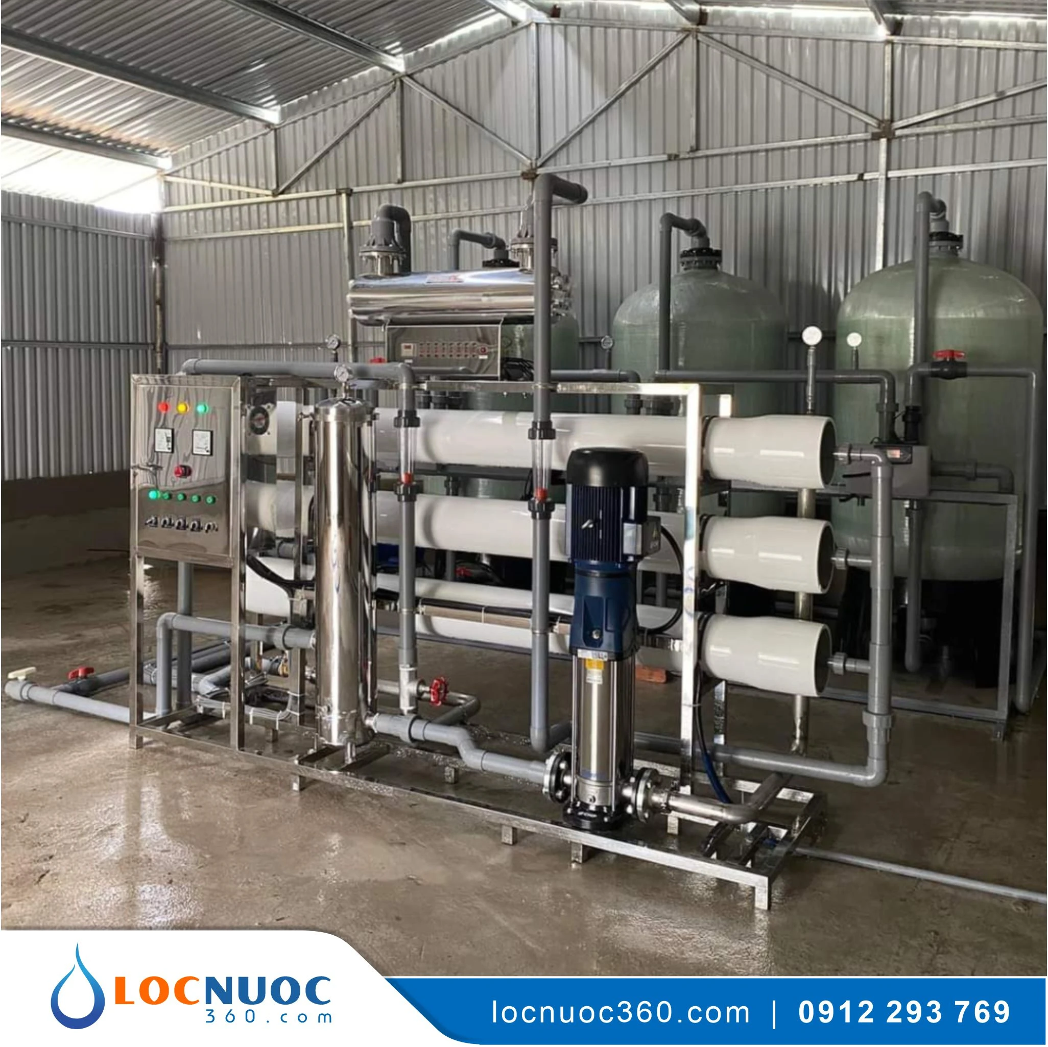 Máy lọc nước RO 3000lit đóng bình, đóng chai Tinh khiết 3 Máy lọc nước RO 3000lit đóng bình, đóng chai Tinh khiết