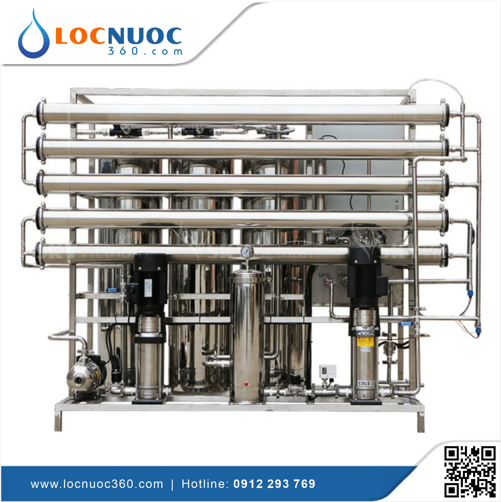 Máy lọc nước RO 3000lit đóng bình, đóng chai Tinh khiết 4 Máy lọc nước RO 3000lit đóng bình, đóng chai Tinh khiết