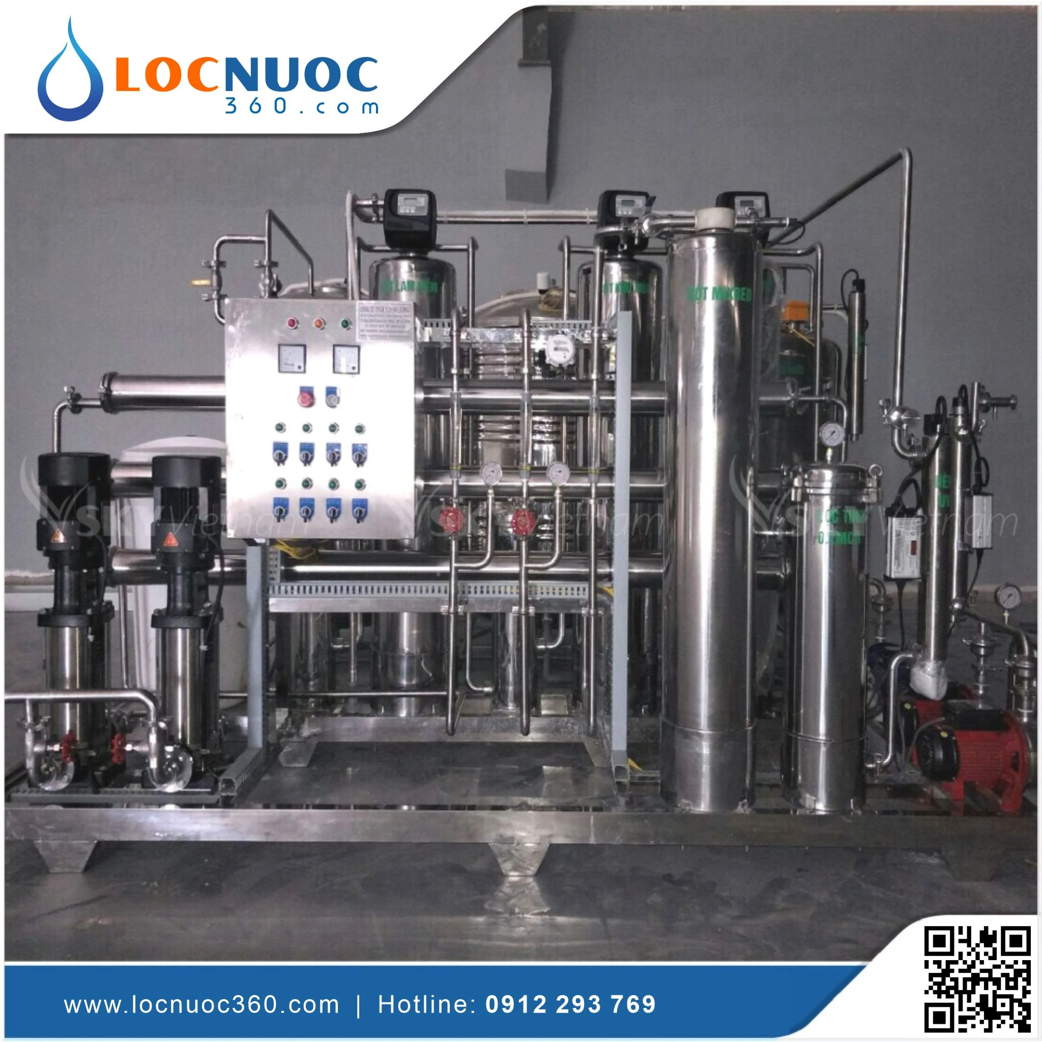 Lọc nước cho Dây chuyền Sản xuất thuốc nam 2 Lọc nước cho Dây chuyền Sản xuất thuốc nam