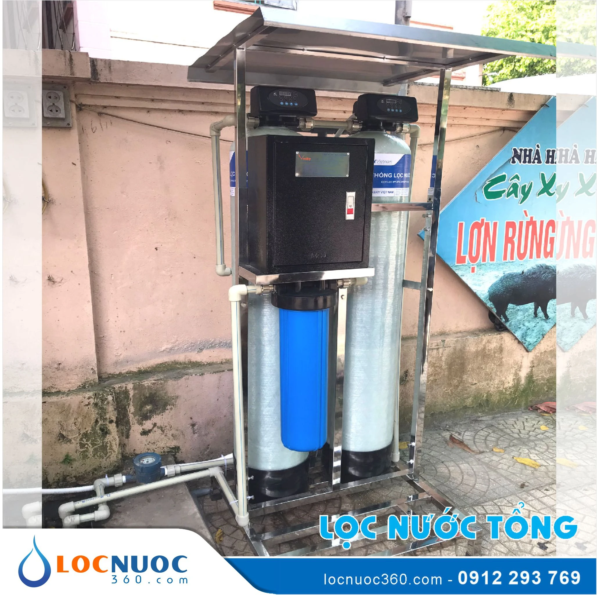 Bộ lọc nước tổng, làm mềm Cao cấp VSK02A-52 Duo 3 Bộ lọc nước tổng, làm mềm Cao cấp VSK02A-52 Duo