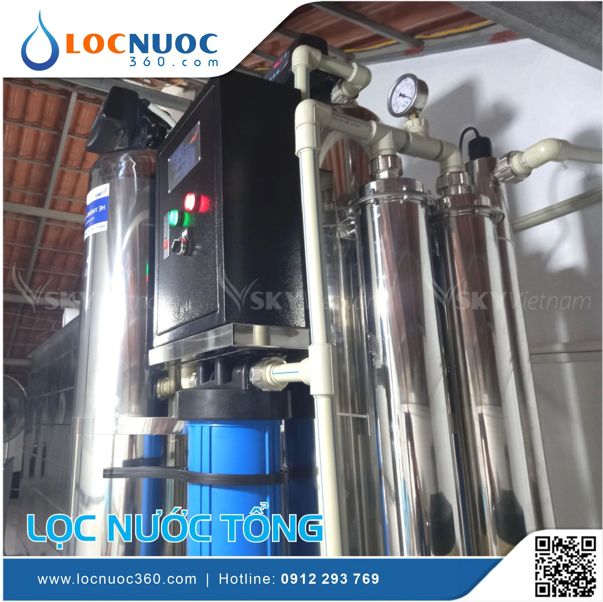 Máy lọc nước tổng, làm mềm nước Cao cấp 3 Máy lọc nước tổng, làm mềm nước Cao cấp