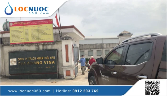Hệ thống lọc nước cho Nhà máy May mặc DAEKWANG VINA – Ninh Bình