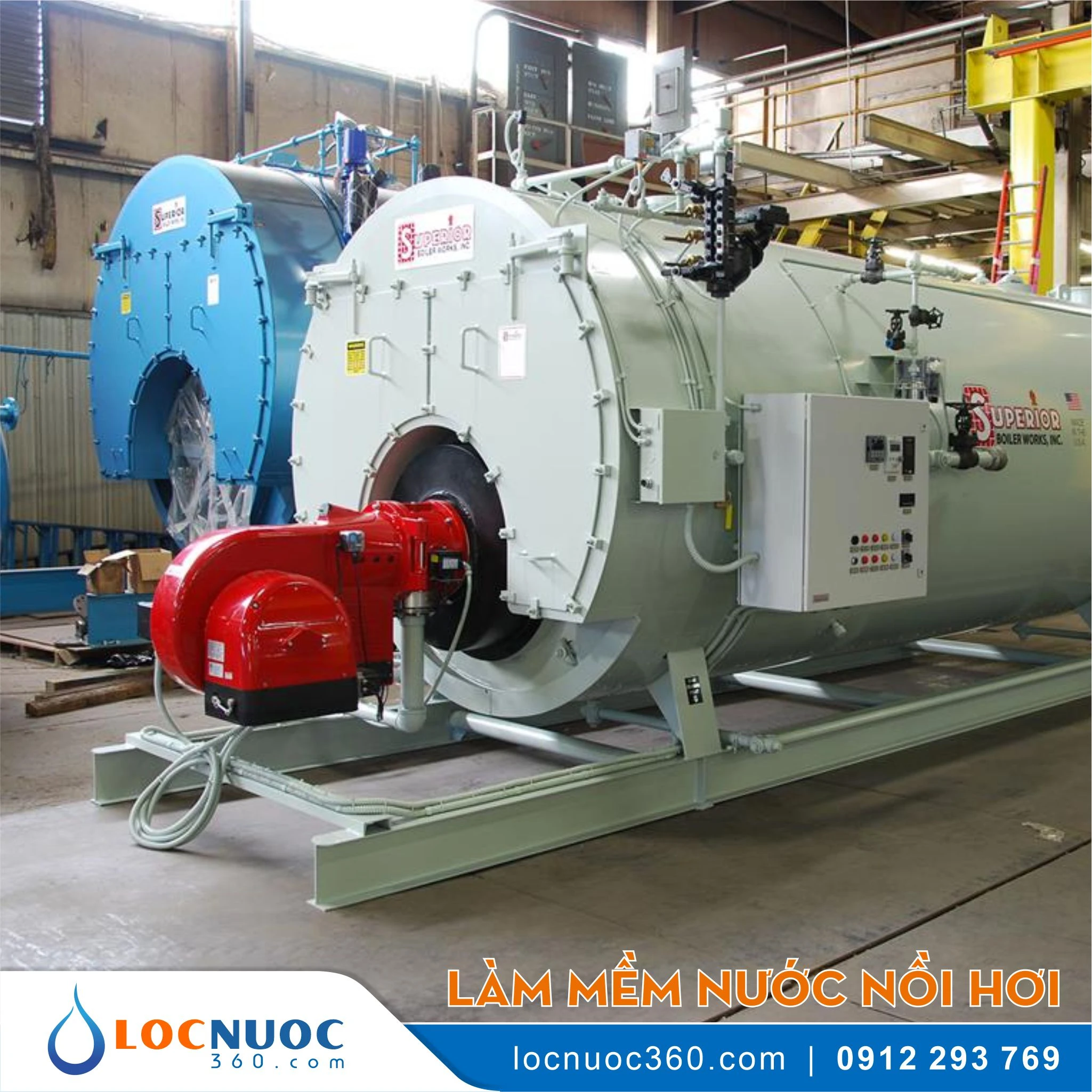 Hệ thống lọc nước Chuyên dụng cho Nồi hơi, Lò hơi