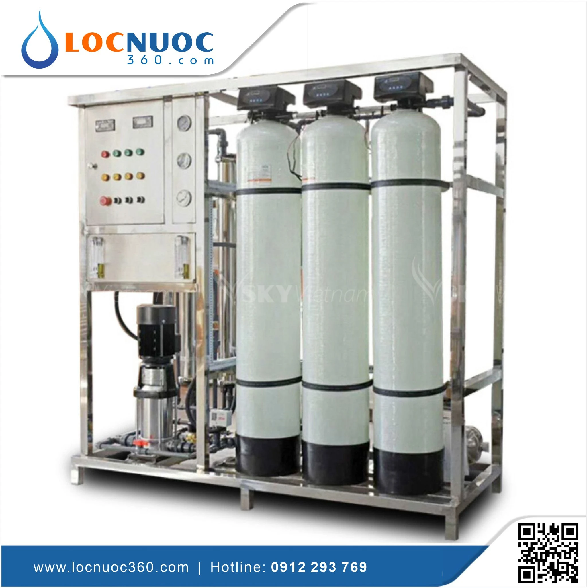 Máy lọc nước RO 700lit cho Khách sạn KN700