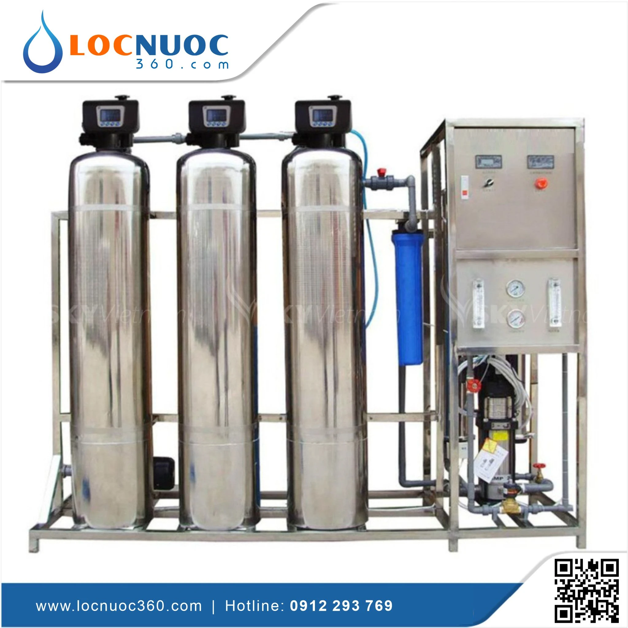 Máy lọc nước RO 350lit cho Khách sạn KN350