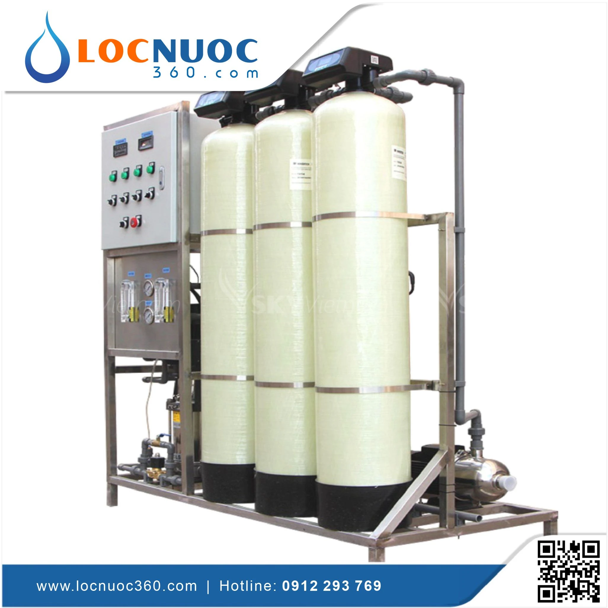 Máy lọc nước RO 350lit cho Khách sạn KN350 Lọc nước tinh khiết 4 Máy lọc nước RO 350lit cho Khách sạn KN350