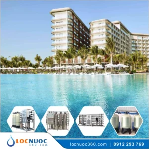 Hệ thống lọc tổng 20m3 cho Resort, Khu du lịch VSK20-LT