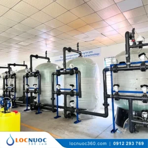 Hệ thống lọc nước tổng 10m3 cho Bệnh viện VSK10-LT