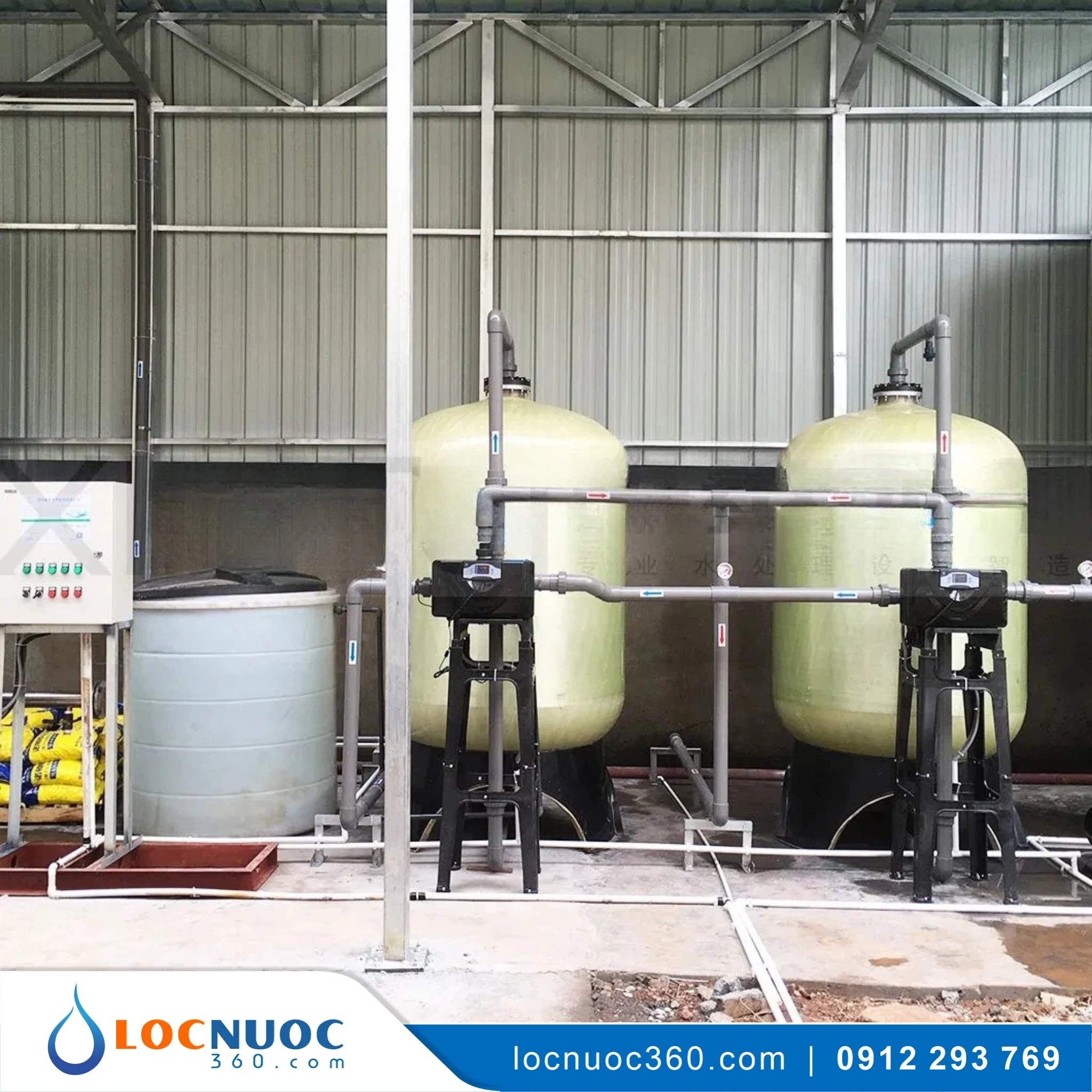 Hệ thống lọc nước đầu nguồn cho Giặt là công nghiệp 3 Hệ thống lọc nước đầu nguồn cho Giặt là công nghiệp