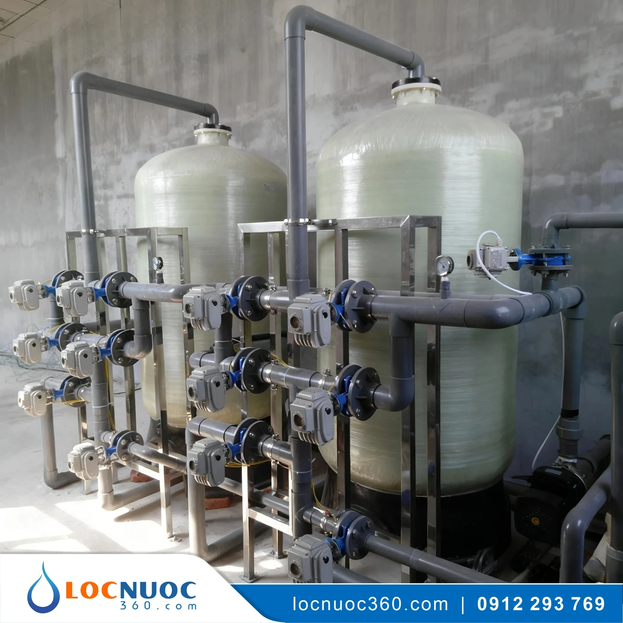 Hệ thống lọc nước đầu nguồn cho Giặt là công nghiệp 2 Hệ thống lọc nước đầu nguồn cho Giặt là công nghiệp