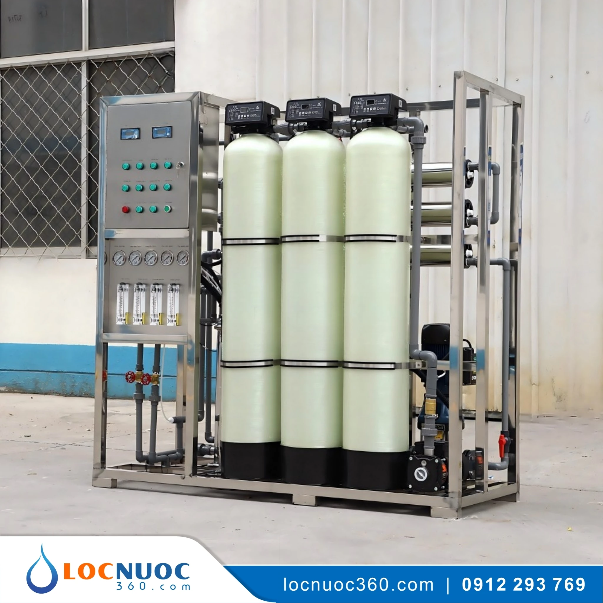 Máy lọc nước RO 1400lit cho Giặt là Công nghiệp KN1400 3 Máy lọc nước RO 1400lit cho Giặt là Công nghiệp KN1400