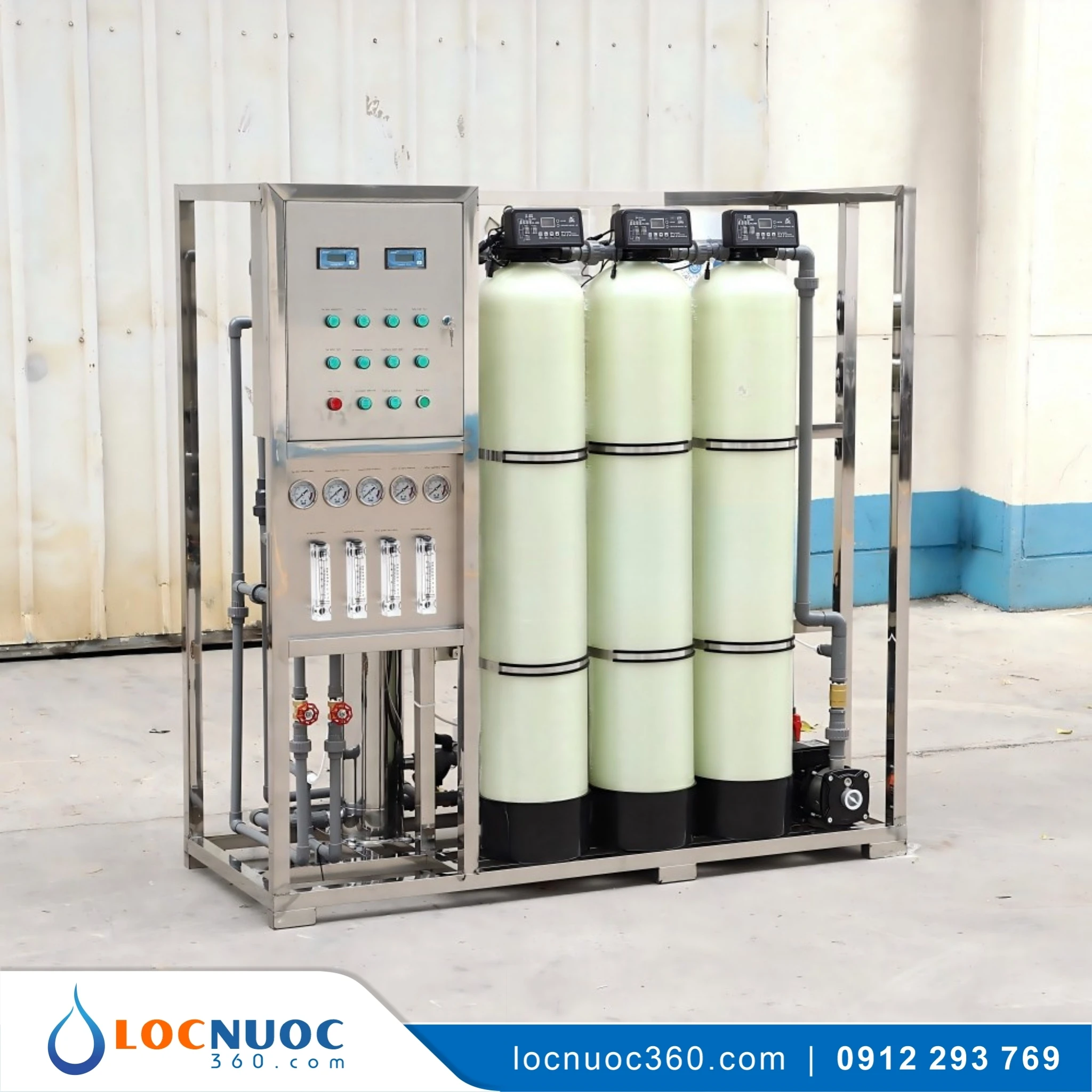 Máy lọc nước RO 1400lit cho Giặt là Công nghiệp KN1400 4 Máy lọc nước RO 1400lit cho Giặt là Công nghiệp KN1400