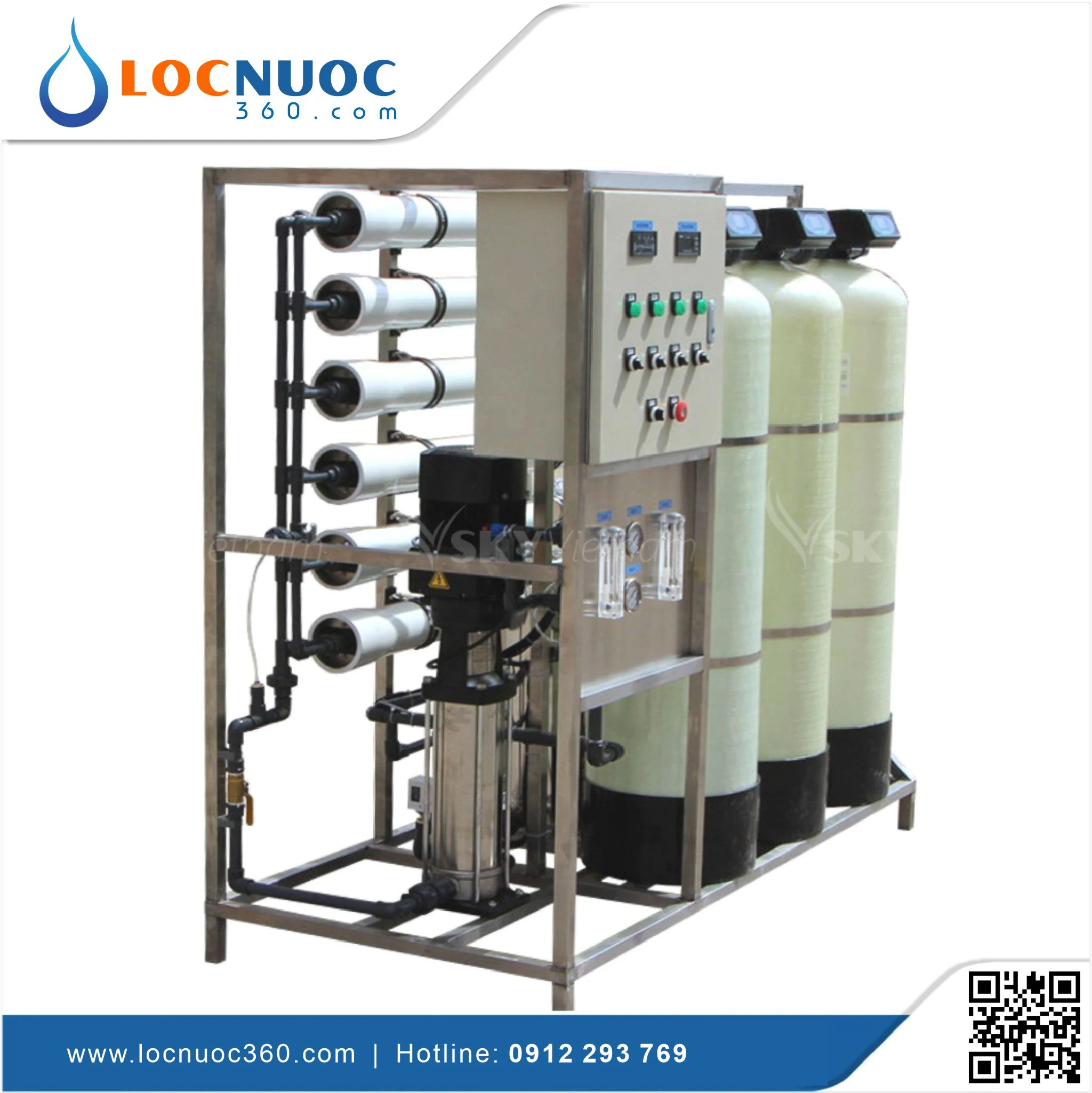 Thiết bị lọc nước cho Sản xuất Sữa đậu nành đóng chai 4 Thiết bị lọc nước cho Sản xuất Sữa đậu nành đóng chai