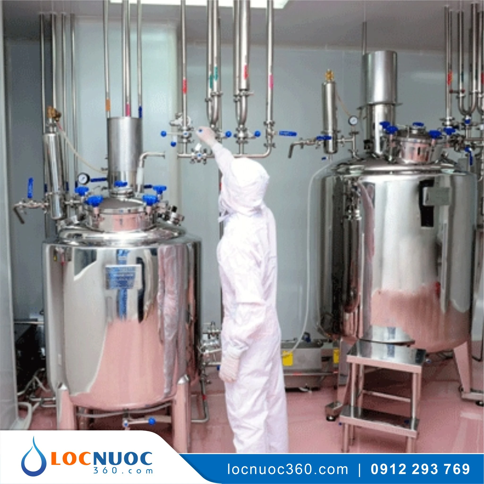Lọc nước cho Dây chuyền Sản xuất thuốc nam