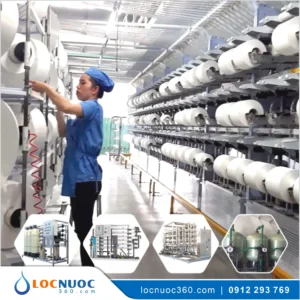 Máy lọc nước RO sản xuất Dệt nhuộm 3000lit