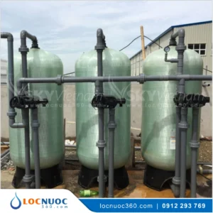 Hệ thống lọc nước tổng 5m3 sản xuất Dệt Nhuộm