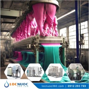 Hệ thống lọc nước tổng 10m3 sản xuất Dệt Nhuộm