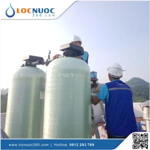 Hệ thống lọc nước tổng 10m3 sản xuất Dệt Nhuộm