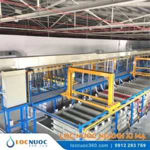 Lọc nước Sản xuất Sơn, Xi mạ đạt chuẩn công nghiệp