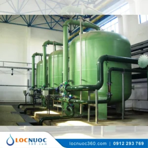 Hệ thống lọc nước tổng 30m3 sản xuất Sơn nước