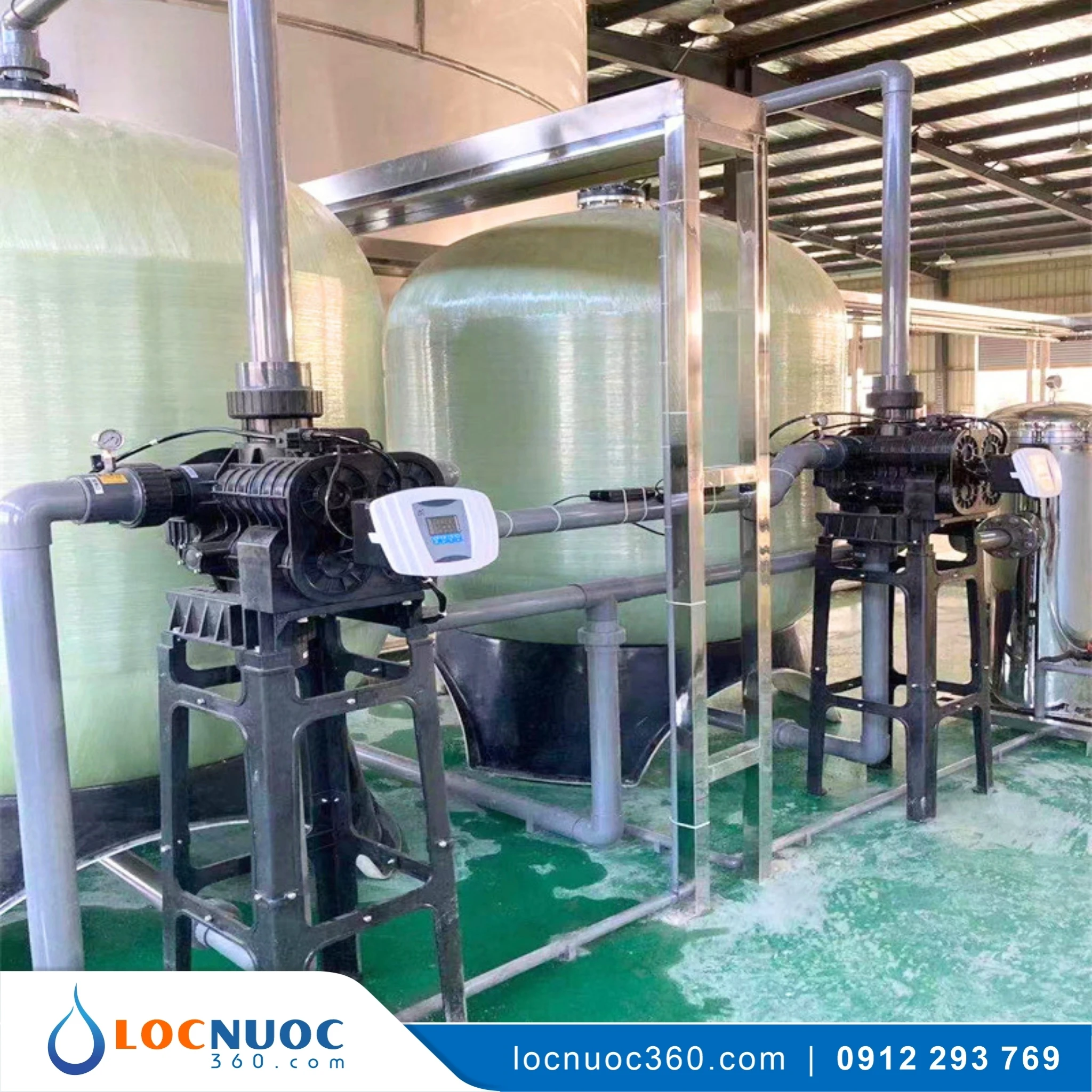 Hệ thống lọc nước tổng 30m3 sản xuất Sơn nước 3 Hệ thống lọc nước tổng 30m3 sản xuất Sơn nước