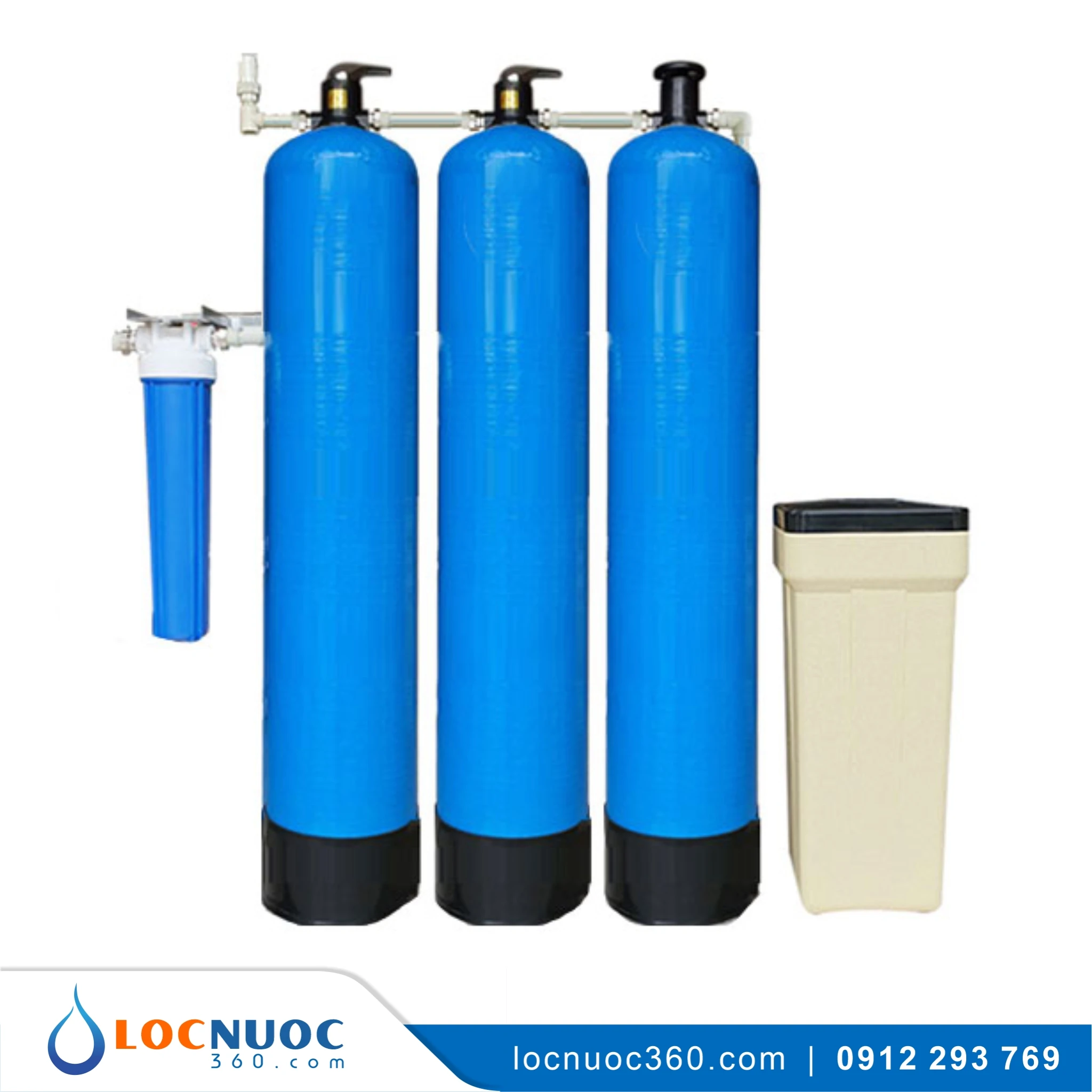 Bộ lọc nước tổng, làm mềm giá rẻ VSK03B-54 Standard 1 Bộ lọc nước tổng, làm mềm giá rẻ VSK03B-54 Standard