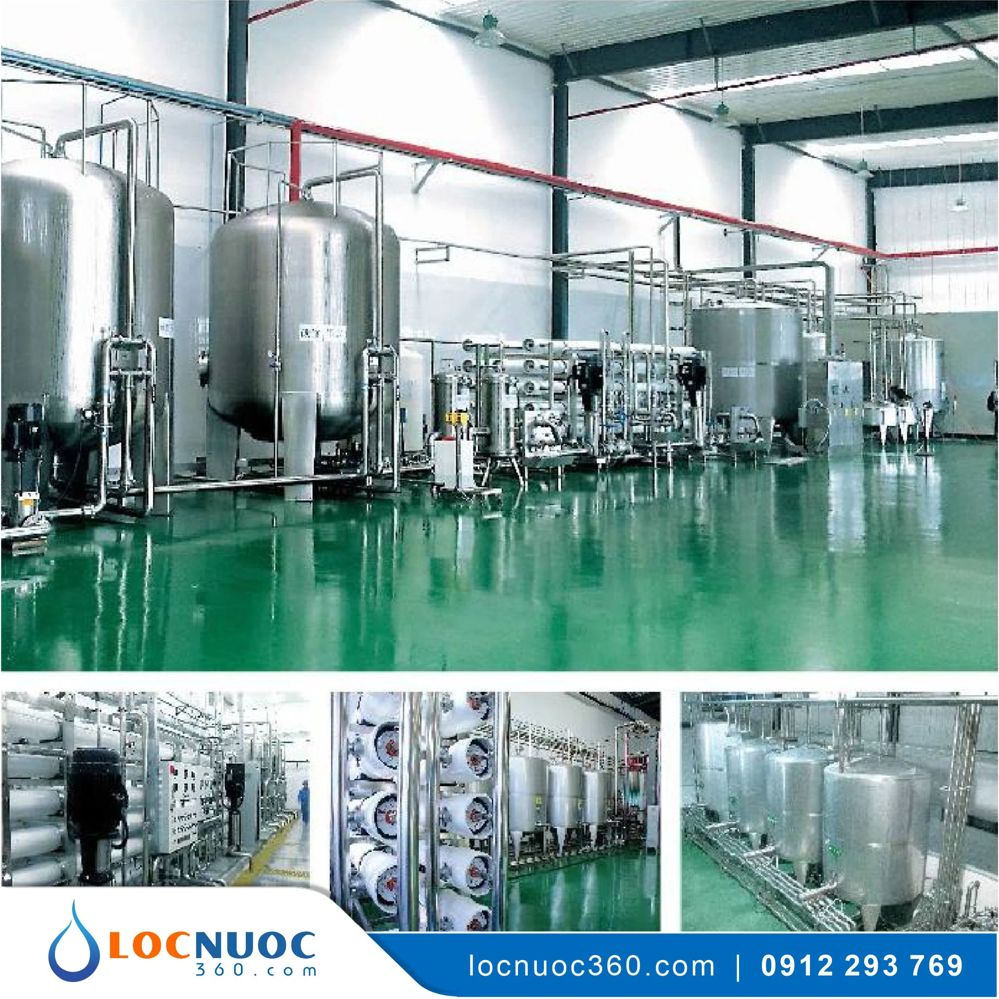 Hệ thống lọc thô 30m3 sản xuất Nước đóng bình