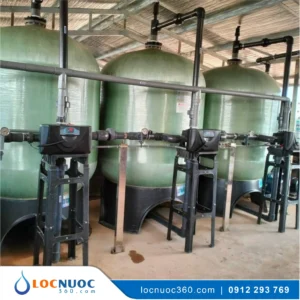 Hệ thống lọc thô 30m3 sản xuất Nước đóng bình