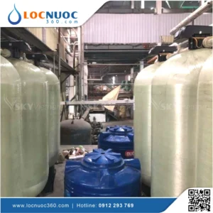 Hệ thống lọc thô 30m3 sản xuất Nước đóng bình