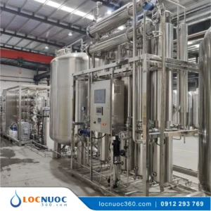 Lọc nước siêu tinh khiết cho Nhà máy Dược phẩm GMP