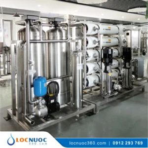 Lọc nước công nghiệp cho Sản xuất nước muối sinh lý