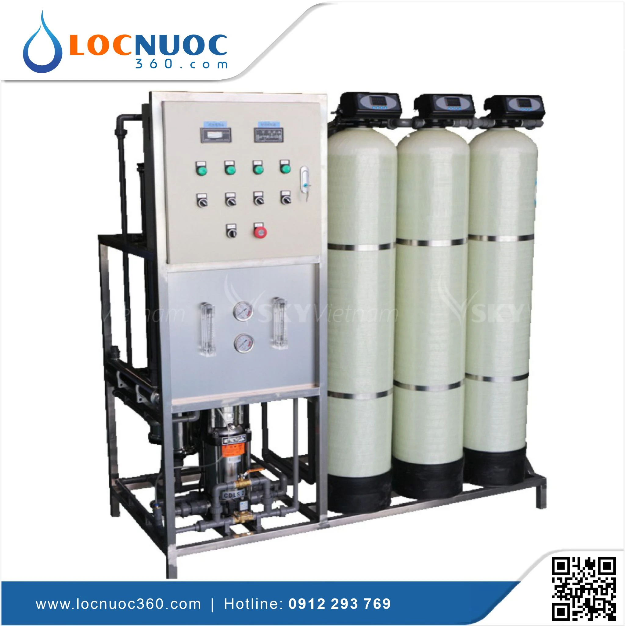 Máy lọc nước RO 350lit cho Nhà xưởng VSK-RO350