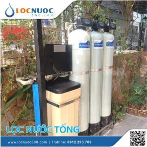 Máy lọc nước tổng, xử lý nước nhiễm Canxi cho Biệt thự