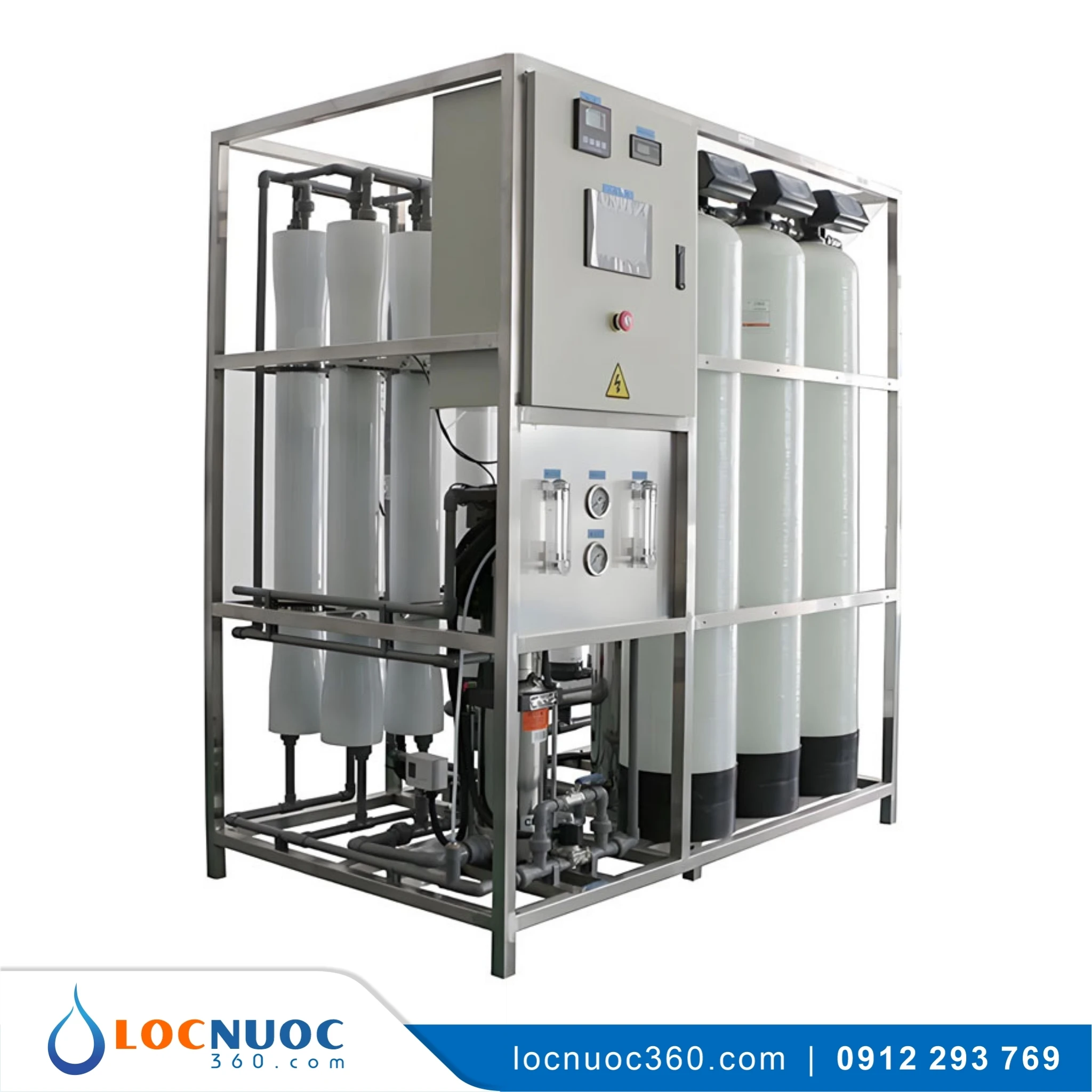 Máy lọc nước tổng Cao cấp dùng màng RO tinh khiết 2 Máy lọc nước tổng Cao cấp dùng màng RO tinh khiết