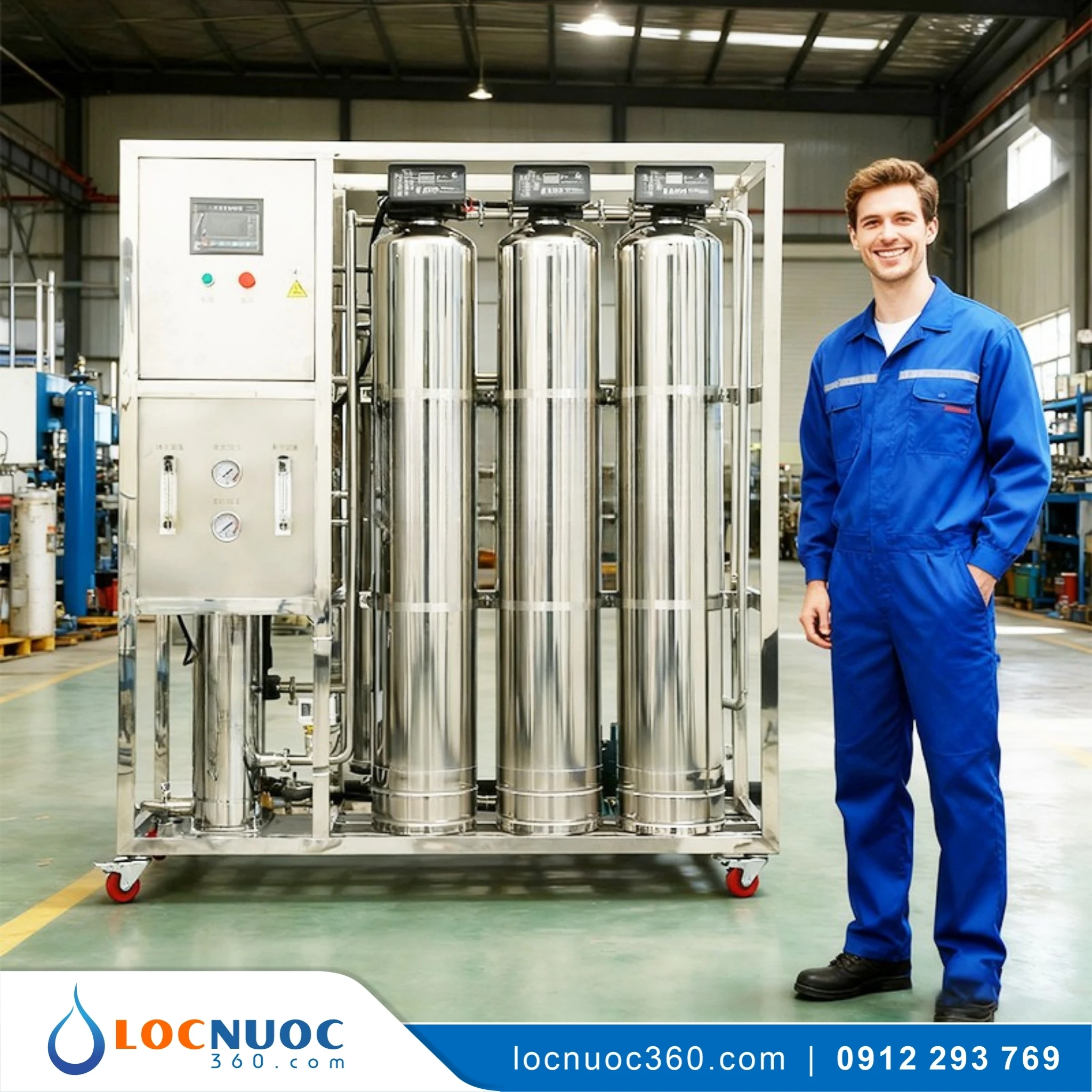 Máy lọc nước tổng Cao cấp dùng màng RO tinh khiết 3 Máy lọc nước tổng Cao cấp dùng màng RO tinh khiết