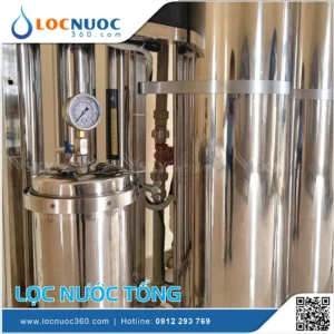 Máy lọc nước tổng dùng Cột lọc inox304 siêu bền