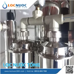 Máy lọc nước tổng dùng Cột lọc inox304 siêu bền