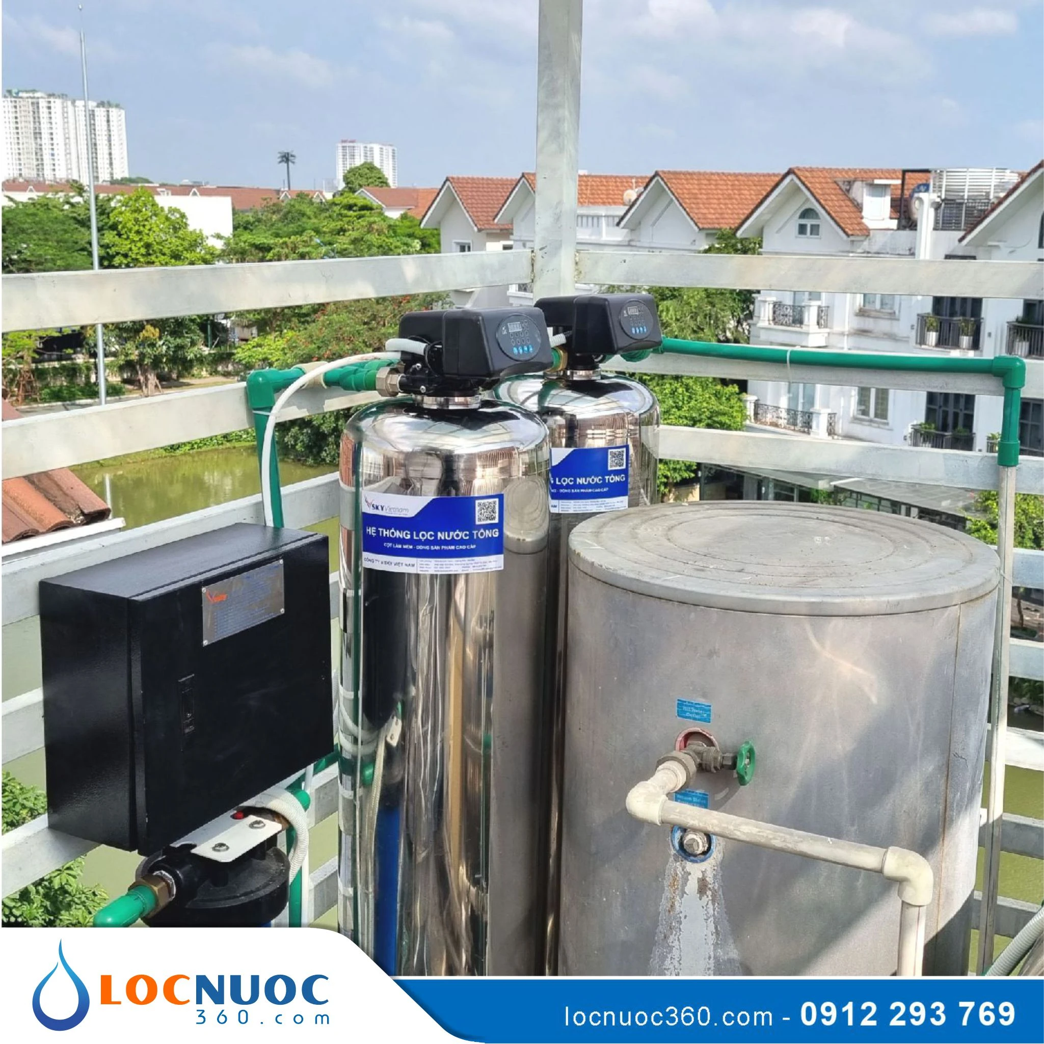 Thiết bị lọc nước bảo vệ nước nóng tổng bơm nhiệt