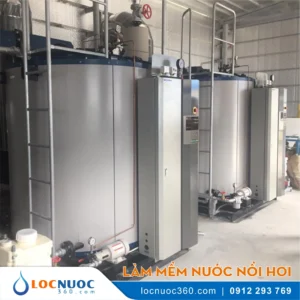 Hệ thống làm mềm nước 5m3 cho Chiller, Tháp giải nhiệt