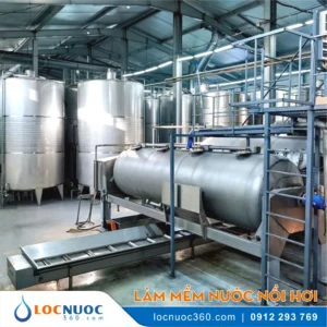 Hệ thống lọc nước Công nghiệp cho Nồi hơi dệt nhuộm