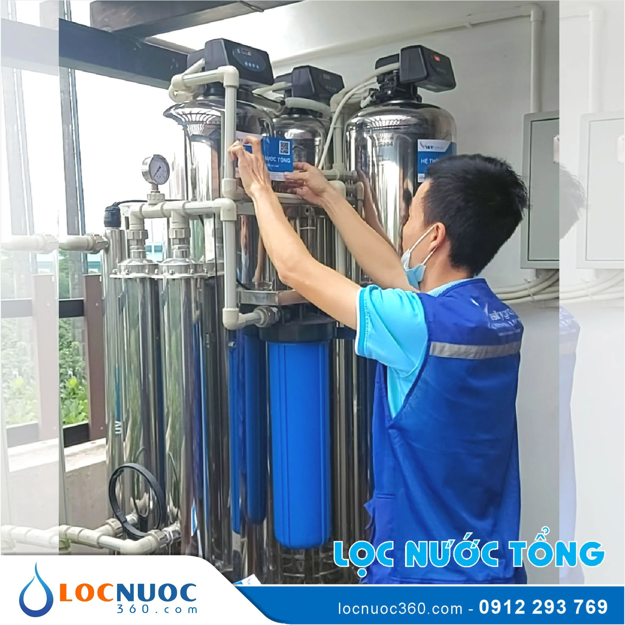 Bộ lọc nước tổng Siêu lọc UF cho Biệt thự VSK03UF-52-V2 Premium 2 Bộ lọc nước tổng Siêu lọc UF cho Biệt thự VSK03UF-52-V2 Premium